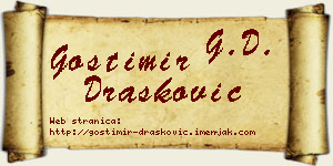 Gostimir Drašković vizit kartica